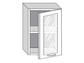 1.50.3 Шкаф настенный (h=720) на 500мм с 1-ой стекл. дверцей в Миассе - miass.magazinmebel.ru | фото