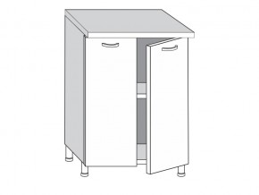 2.60.2 Шкаф-стол на 600мм с 2-мя дверцами в Миассе - miass.magazinmebel.ru | фото
