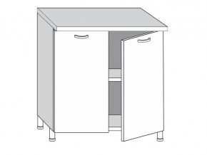 2.80.2 Шкаф-стол на 800мм с 2-мя дверцами в Миассе - miass.magazinmebel.ru | фото