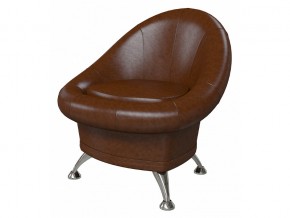 Банкетка-кресло 6-5104 коричневая в Миассе - miass.magazinmebel.ru | фото