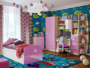 Детская комната Юниор-2 Сиреневый металлик в Миассе - miass.magazinmebel.ru | фото