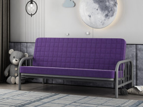 Диван-кровать Мадлен 4 Серый-Фиолетовый в Миассе - miass.magazinmebel.ru | фото - изображение 1