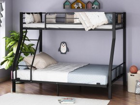 Двухъярусная кровать Гранада-1 140 черный в Миассе - miass.magazinmebel.ru | фото