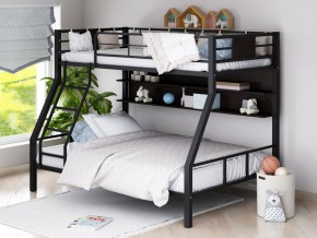 Двухъярусная кровать Гранада-1П черный в Миассе - miass.magazinmebel.ru | фото - изображение 1