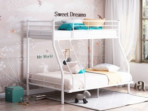 Двухъярусная кровать Гранада-2 140 белая в Миассе - miass.magazinmebel.ru | фото