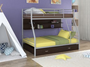 Двухъярусная кровать Гранада 2 ПЯ Серая в Миассе - miass.magazinmebel.ru | фото