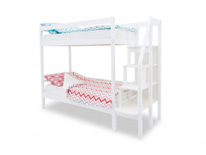 Двухъярусная кровать Svogen белый в Миассе - miass.magazinmebel.ru | фото