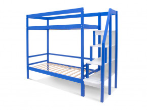 Двухъярусная кровать Svogen с ящиками синий в Миассе - miass.magazinmebel.ru | фото - изображение 3