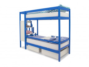 Двухъярусная кровать Svogen с ящиками синий в Миассе - miass.magazinmebel.ru | фото - изображение 5