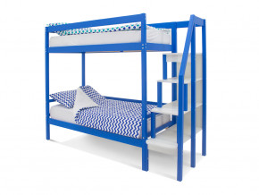 Двухъярусная кровать Svogen синий в Миассе - miass.magazinmebel.ru | фото