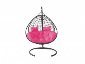 Кокон Для двоих с ротангом розовая подушка в Миассе - miass.magazinmebel.ru | фото