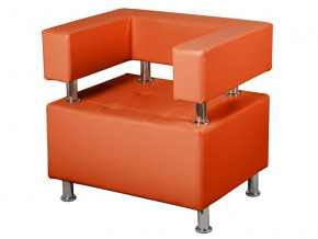 Кресло Борк Кожзам Оранжевый в Миассе - miass.magazinmebel.ru | фото
