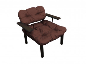 Кресло Дачное коричневая подушка в Миассе - miass.magazinmebel.ru | фото