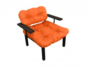 Кресло Дачное оранжевая подушка в Миассе - miass.magazinmebel.ru | фото