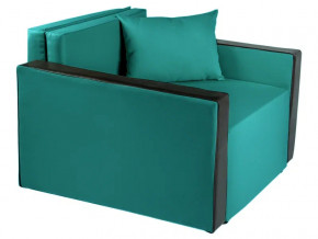 Кресло-кровать Милена с подлокотниками рогожка emerald в Миассе - miass.magazinmebel.ru | фото