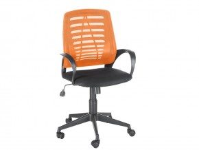 Кресло оператора Ирис стандарт оранжевый/черный в Миассе - miass.magazinmebel.ru | фото