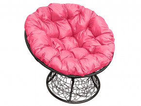 Кресло Папасан с ротангом розовая подушка в Миассе - miass.magazinmebel.ru | фото