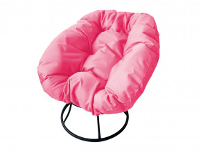 Кресло Пончик без ротанга розовая подушка в Миассе - miass.magazinmebel.ru | фото