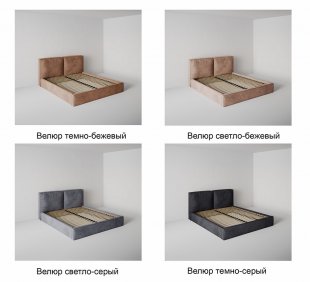 Кровать Флоренция 1.4 м с ортопедическим основанием в Миассе - miass.magazinmebel.ru | фото - изображение 6