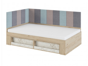 Кровать 1,2 с мягкими элементами 1,2 и 2,0 Алиса мод.2.3 в Миассе - miass.magazinmebel.ru | фото