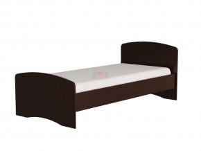 Кровать-4 одинарная 800*1900 венге в Миассе - miass.magazinmebel.ru | фото - изображение 1