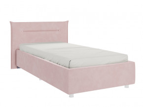 Кровать Альба 900 велюр нежно-розовый в Миассе - miass.magazinmebel.ru | фото - изображение 1