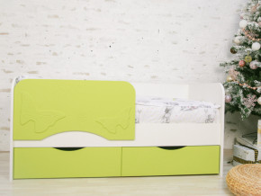 Кровать Бабочка белый/салатовый софт в Миассе - miass.magazinmebel.ru | фото
