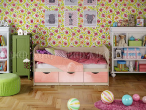 Кровать Бабочки 1600 Розовый металлик в Миассе - miass.magazinmebel.ru | фото