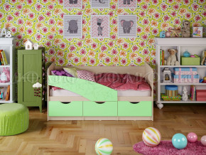 Кровать Бабочки 1600 Салатовый в Миассе - miass.magazinmebel.ru | фото