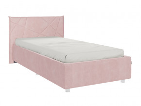 Кровать Бест 900 велюр нежно-розовый в Миассе - miass.magazinmebel.ru | фото