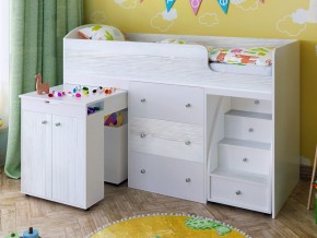 Кровать чердак Малыш 80х180 Винтерберг-белый в Миассе - miass.magazinmebel.ru | фото