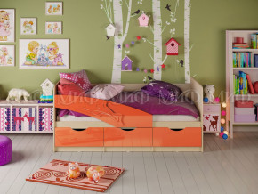 Кровать Дельфин 1800 Оранжевый металлик в Миассе - miass.magazinmebel.ru | фото