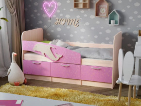 Кровать Дельфин ВНК 1600 розовый в Миассе - miass.magazinmebel.ru | фото