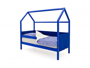 Кровать-домик мягкий Svogen с бортиком синий в Миассе - miass.magazinmebel.ru | фото