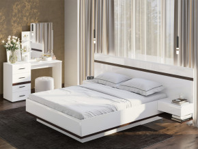 Кровать двойная Соло 1600 Белый в Миассе - miass.magazinmebel.ru | фото - изображение 2