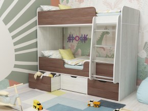 Кровать двухъярусная Малыш двойняшка винтерберг-бодега в Миассе - miass.magazinmebel.ru | фото