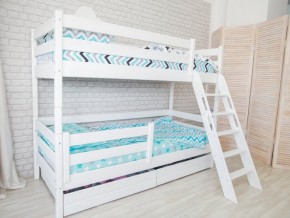 Кровать двухъярусная Сонечка с наклонной лестницей и ящиками в Миассе - miass.magazinmebel.ru | фото - изображение 2