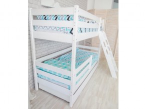 Кровать двухъярусная Сонечка с наклонной лестницей и ящиками в Миассе - miass.magazinmebel.ru | фото - изображение 3