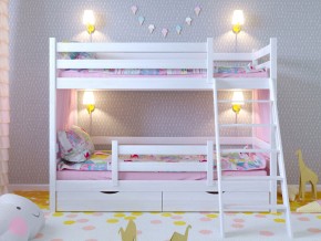 Кровать двухъярусная Сонечка с наклонной лестницей и ящиками в Миассе - miass.magazinmebel.ru | фото - изображение 5