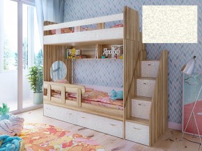 Кровать двухъярусная Юниор 1 с фасадом для рисования феритейл в Миассе - miass.magazinmebel.ru | фото