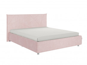 Кровать Квест 1600 велюр нежно-розовый в Миассе - miass.magazinmebel.ru | фото