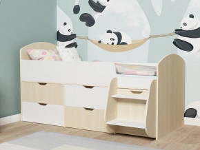 Кровать Малыш-7 Дуб-Белое дерево в Миассе - miass.magazinmebel.ru | фото