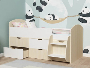 Кровать Малыш-7 Дуб-Белое дерево в Миассе - miass.magazinmebel.ru | фото - изображение 3