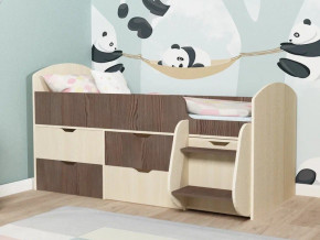 Кровать Малыш-7 Дуб-Бодега в Миассе - miass.magazinmebel.ru | фото