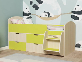 Кровать Малыш-7 Дуб-лайм в Миассе - miass.magazinmebel.ru | фото