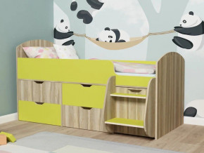 Кровать Малыш-7 Ясень-лайм в Миассе - miass.magazinmebel.ru | фото