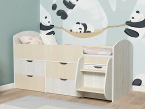 Кровать Малыш-7 Винтербер-Дуб в Миассе - miass.magazinmebel.ru | фото
