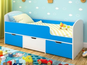 Кровать Малыш Мини Белое дерево-Голубой в Миассе - miass.magazinmebel.ru | фото