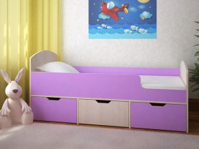Кровать Малыш Мини Дуб молочный-Ирис в Миассе - miass.magazinmebel.ru | фото