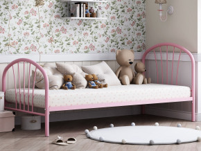 Кровать металлическая Эвора Розовый в Миассе - miass.magazinmebel.ru | фото - изображение 1